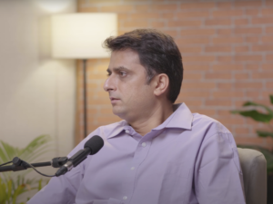 The Better India founder - Dhimant Parekh podcasting session at studio